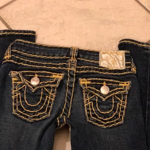Kids girls true religion jeans size 8 authentic
